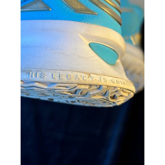 Nike x Kyrie His Legacy Teal Blue & Gold Horus Men's Size 10.5 DA7567-991 - Picture 10 of 12